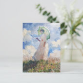 Claude Monets Suzanne Hoschedé (1886) Postkarte (Stehend Vorderseite)