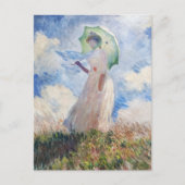 Claude Monets Suzanne Hoschedé (1886) Postkarte (Vorderseite)