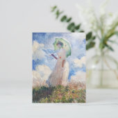 Claude Monets Suzanne Hoschedé (1886) Postkarte (Stehend Vorderseite)