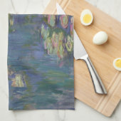 Claude Monets Wasser-Lilien Küchentuch (Viertel Falte)
