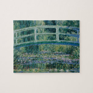 Claude Monets Wasser-Lilien und japanische Brücke Puzzle