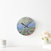 Claude Monet's Water Lilies Runde Wanduhr (Zuhause)