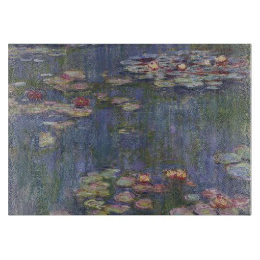 Claude Monets Water Lilies Schneidebrett (Vorderseite)