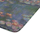 Claude Monets Water Lilies Schneidebrett (Ecke)
