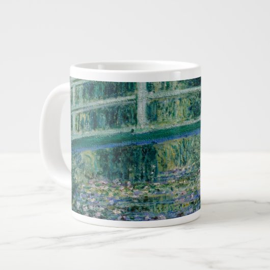 Claude Monets Water Lilies und Japanische Brücke Jumbo-Tasse (Vorderseite Links)