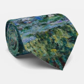 Claude Monets Water Lilies und Japanische Brücke Krawatte (Gerollt)