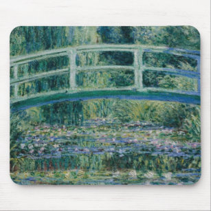 Claude Monets Water Lilies und Japanische Brücke Mousepad