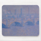 Claude Monets Waterloo-Brücke Mousepad (Vorne)