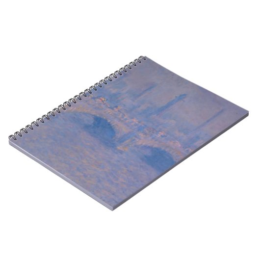 Claude Monets Waterloo-Brücke Notizblock (Linke Seite)