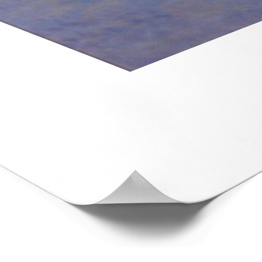 Claude Monets Waterloo-Brücke Poster (Ecke)