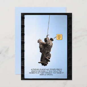 Claude & Percy' intime Stunde Postkarte