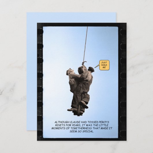 Claude & Percy' intime Stunde Postkarte (Vorne/Hinten)