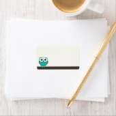 Claude the Little Owl | Blank Address Labels Adressaufkleber (Insitu)