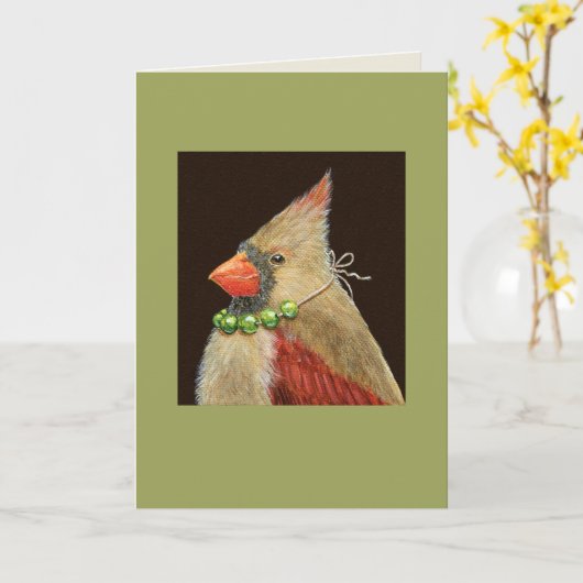 Claudette-Karte Karte (Gelbe Blume)