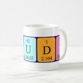 Claudi Periodenname Tasse (VorderseiteRechts)