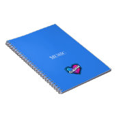 Claudia Blue Notizblock (Rechte Seite)