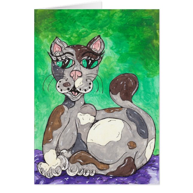 Claudia die Kaliko-Katze (Vorne)