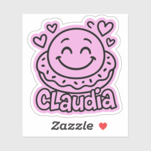 Claudia Doodle Emoji 2 Aufkleber