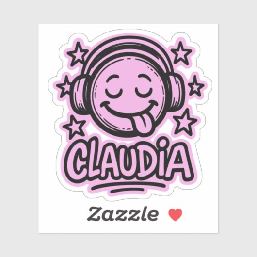 Claudia Doodle Emoji 3 Aufkleber (Blatt)