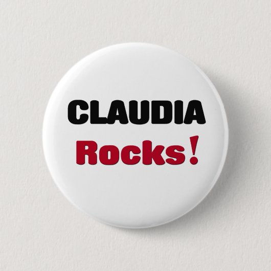 Claudia-Felsen Button (Vorderseite)