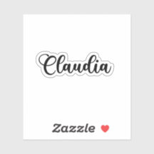 Claudia Name - Handgeschriebene Kalligrafie