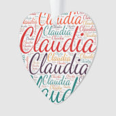 Claudia Ornament (Vorderseite)