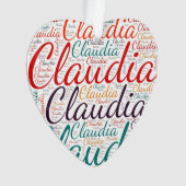 Claudia Ornament (Vorderseite)