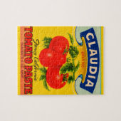 Claudia-Paste-Etikett aus den 30er Jahren Puzzle (Horizontal)