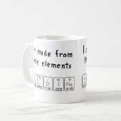 Claudine Periodenname Tasse (Vorderseite Links)