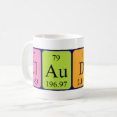 Claudine Periodenname Tasse (Vorderseite Links)