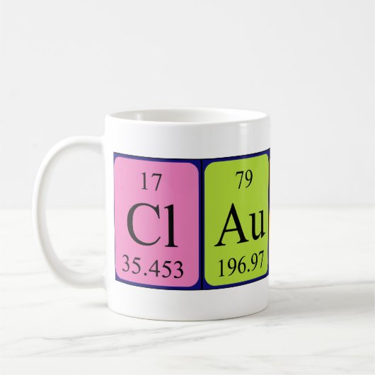 Claudine Periodenname Tasse (Links)