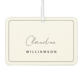 Claudine Williamson Autolufterfrischer (Vorderseite)