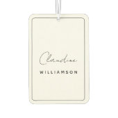 Claudine Williamson Autolufterfrischer (Rückseite)