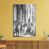 Claudio beschuldigt Helden der Treue Leinwanddruck (Insitu (Wohnzimmer))