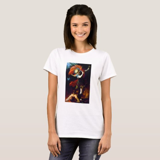 Claudio Coello Der Erzengel Saint Michael T-Shirt (Vorne ganz)