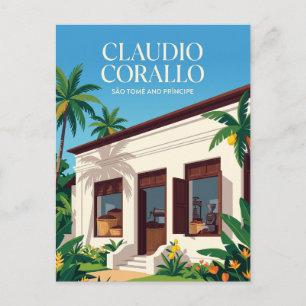 Claudio Corallo Schokoladenfabrik Postkarte