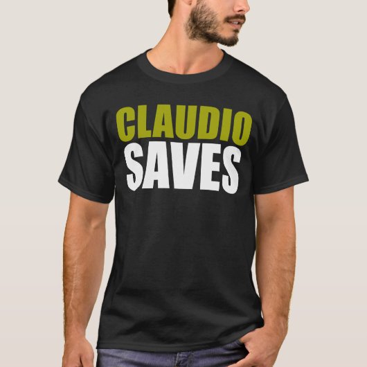 Claudio rettet T-Shirt (Vorderseite)