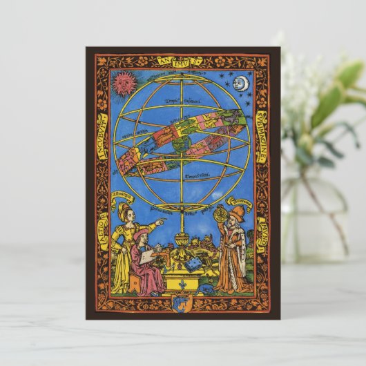 Claudius Ptolemäus Astronom, Vintage-Himmels- (Stehend Vorderseite)