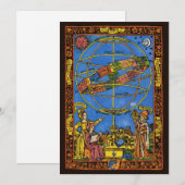 Claudius Ptolemäus Astronom, Vintage-Himmels- (Vorne/Hinten)
