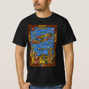 Claudius Ptolemäus Astronom, Vintage-Himmels- T-Shirt