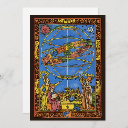 Claudius Ptolemy Astronomer, Vintager Celestial (Vorne/Hinten)