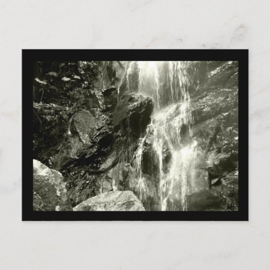 Claunch 72 Monochrome Collection - Wasserfall Postkarte (Vorderseite)