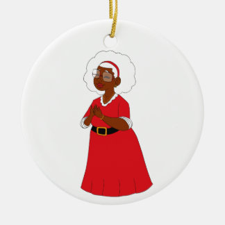 Claus Chocolate Keramik Ornament