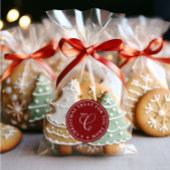 Claus Christmas Leckerei Rotes Weihnachtsfest Runder Aufkleber