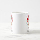 Claus Face Personalisiert Holiday Coffee Tasse (Mittel)