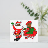 Claus Feiertagspostkarte (Stehend Vorderseite)