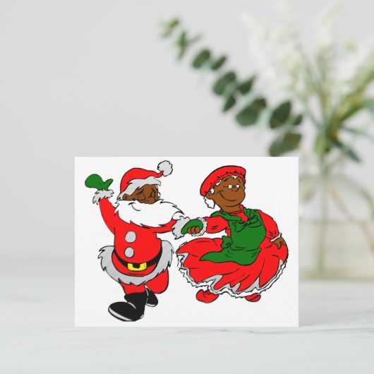 Claus Feiertagspostkarte (Stehend Vorderseite)