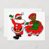 Claus Feiertagspostkarte (Vorne/Hinten)