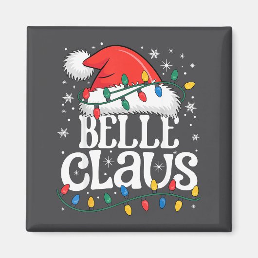 Claus Funny Xmas Christmas Grandma Holiday Style Magnet (Vorne)
