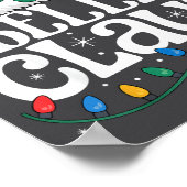 Claus Funny Xmas Christmas Grandma Holiday Style  Poster (Ecke)